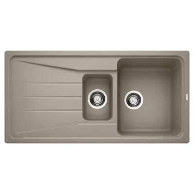 Blanco | Lavello una vasca con vaschetta e gocciolatoio SONA 6 S 1519858 finitura tartufo da 100x50 cm - Sopratop