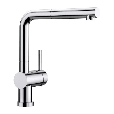 PRONTA CONSEGNA - Blanco | Miscelatore monocomando sottofinestra con doccetta estraibile LINUS-S-F 1514023 finitura cromato