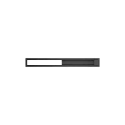 Barazza Canale attrezzato per cappa Lab Evolution 1CKI187N in acciaio inox nero opaco da 180 cm