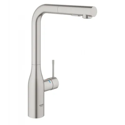 Grohe Miscelatore monocomando Accent 30432DC0 finitura super steeel