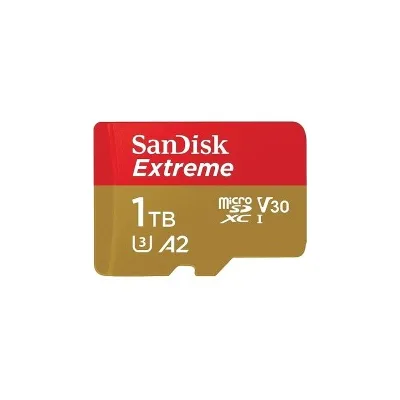 Sandisk Extreme Scheda Micro SDXC 1TB UHS-I U3 V30 A2 Classe 10 160MB/s + Adattatore SD