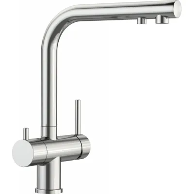 PRONTA CONSEGNA - Blanco | Miscelatore a 3 vie doppio comando FONTAS II 1523129 finitura inox