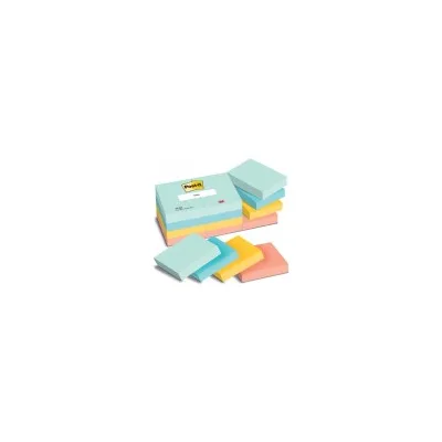 POST IT CF12 PI 38X51MM 12X100FF BEACHSIDE 653-12-BEA