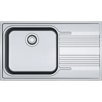 PRONTA CONSEGNA - Franke: Lavello una vasca con gocciolatoio destro da incasso SRX 611-86 LB 101.0356.849 in acciaio inox da 86 cm