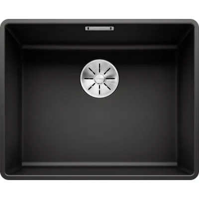 Blanco | Lavello una vasca SUBLINE 500-F 1525994 finitura nero da 52.7x42.7 cm - Filotop