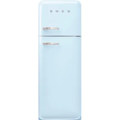 Smeg Frigorifero doppia porta con cerniere a destra a libera installazione FAB30RPB6 finitura azzurro da 60 cm - IN PROMOZIONE FINO AL 30/06