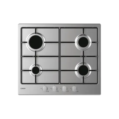 PRONTA CONSEGNA - Candy Piano cottura a gas CHW6BRX finitura acciaio inox da 60 cm