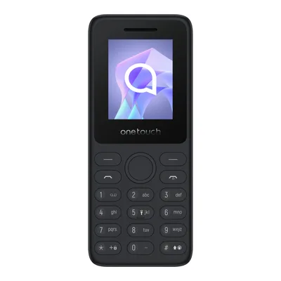 TCL ONETOUCH 4021 DUAL SIM 1.8" MOBILE PHONE DESIGN SLIM FOTOCAMERA BLUETOOTH ITALIA DARK NIGHT GREY