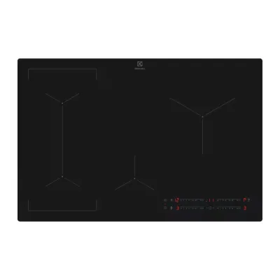 Electrolux | Piano cottura a induzione KIV83443CT finitura nero opaco da 80 cm