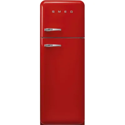 Smeg Frigorifero doppia porta con cerniere a destra a libera installazione FAB30RRD6 finitura rosso da 60 cm - IN PROMOZIONE FINO AL 30/06