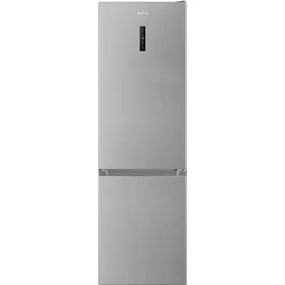 Smeg Frigorifero combinato a libera installazione RC20XDND finitura acciaio inox da 60 cm - IN PROMOZIONE FINO AL 30/06