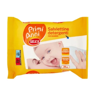 Selex Primi Anni Salviettine Detergenti per Bimbo 20pz
