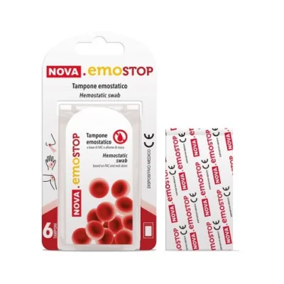 NOVA EMOSTOP TAMPONE EMOSTATICO 6 PEZZI