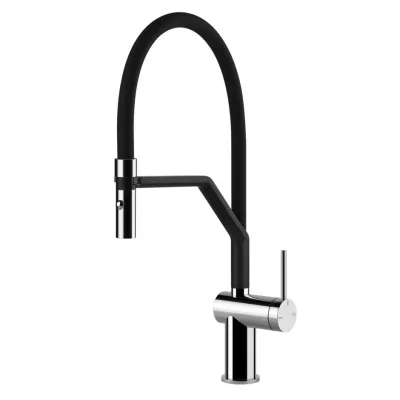 Gessi Miscelatore semi pro monocomando con doccetta estraibile Inedito Collection 60429 031 finitura cromato