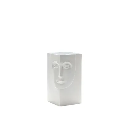 Adriani & Rossi Vaso con viso Ginevra in ceramica
