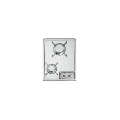 Alpes Piano cottura a gas F 539/2GR in acciaio inox da 39 cm