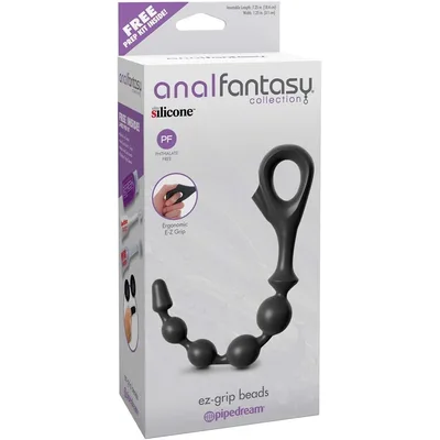 Sonda anale 4 perle progressive Ez-grip con cleaner cream e lubrificante omaggio