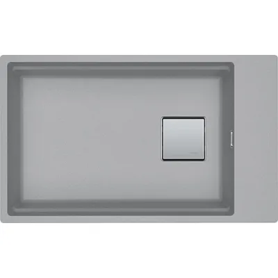 Franke: Lavello una vasca Vasche Kubus 2 Sottotop KNG 110-62 125.0529.855 finitura fragranite stone grey da 62x42 cm