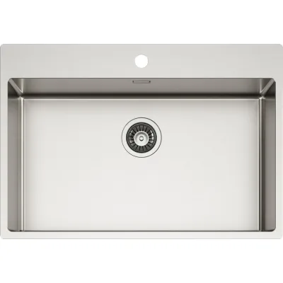 Schock Lavello una vasca NEW TECHNICK PLUS N100 XL TECPN100XL finitura inox spazzolato da 75x51 cm