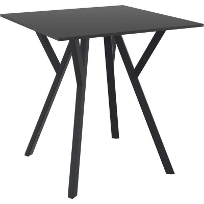 Siesta Tavolo Fisso Hi-Tech Max Table 70 art. 742 con struttura in plastica e piano in laminato compatto HPL da 70x70 cm