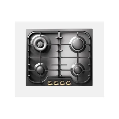 Ilve Piano cottura gas Nostalgie HCB60CN in acciaio inox o smaltato da 58 cm