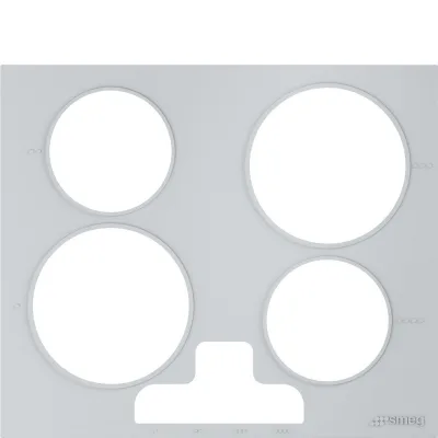 Smeg Tappetino in silicone per zona cottura KITCVRI grigio da 46.9x44 cm