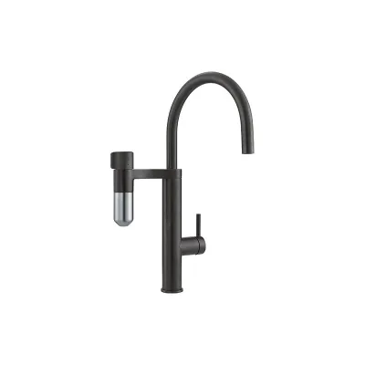 Franke: Miscelatore Vital 2in1 con filtrazione acqua integrato 120.0621.312 finitura cromato/industrial black