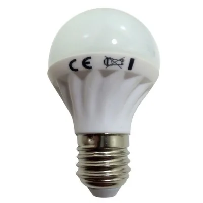 Lampadina bulbo goccia led 4.5w e27 6000k bianco freddo