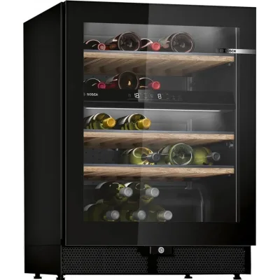 Bosch - Cantinetta vino a libera installazione KWK16ABGB finitura cornice nera da 60 cm - Serie 6
