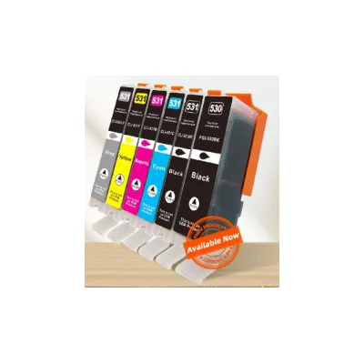 CARTUCCIA COMPATIBILE CANON 6119C001 CLI531C CIANO PIXMA TS8750 TS8751