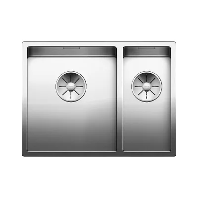 Blanco Lavello una vasca SX con vaschetta CLARON 340/180-U 1517226 in acciaio inox da 58.5x44 cm - Sottotop