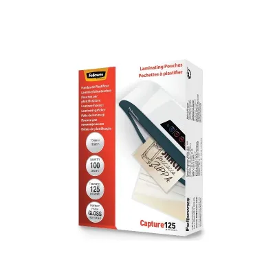 FELLOWES LEONARDI CF100POUCH 75X105 125MICRON 5306901