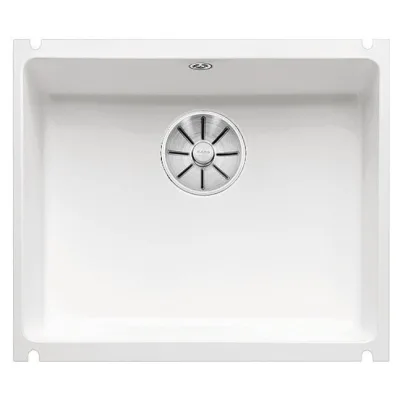 Blanco Lavello una vasca SUBLINE 500-U 1514513 in ceramica bianco da 54.3x45.6 cm - Sottotop