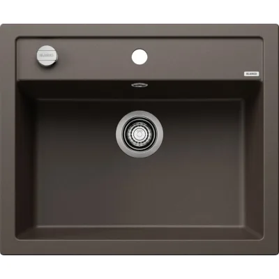 Blanco Lavello una vasca DALAGO 6 1515066 finitura caffè da 61.5x51 cm - Sopratop