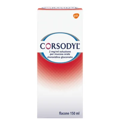 CORSODYL*SOLUZ 150ML 200MG/100