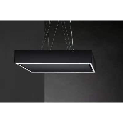 Airone Cappa a isola Bellini Evo finitura nero opaco da 90 cm