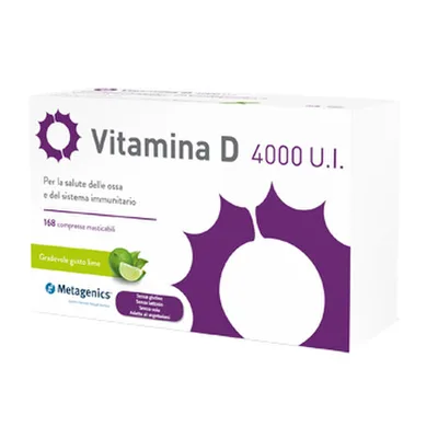 Metagenics Vitamina D 4000 UI 168 Compresse Masticabili