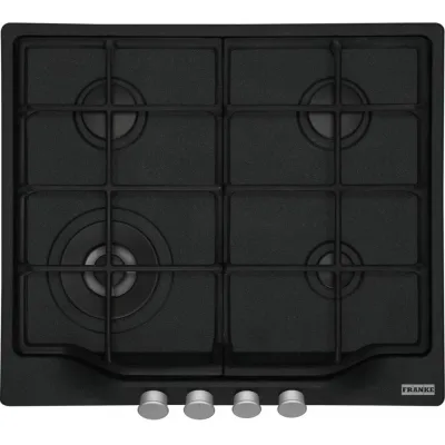 Franke Piano cottura a gas Country 600 FCH 604 3G TC C 106.0696.856 finitura nero da 59 cm