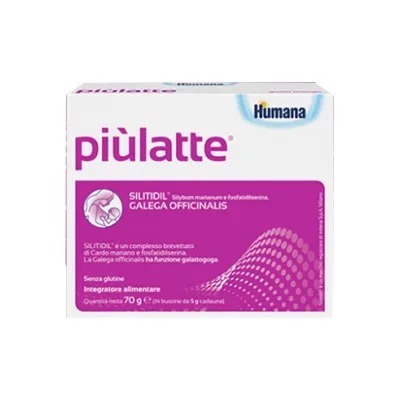 PIU' LATTE HUMANA 14 BUSTINE