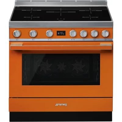 Smeg S Cucina CPF9IPOR con forno pirolitico termoventilato e piano cottura induzione finitura arancione da 90x60 cm - IN PROMOZIONE FINO AL 6/07