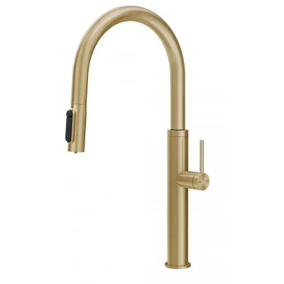 Gessi Miscelatore monocomando Flessa 60822 727 finitura Brass Brushed PVD