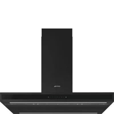 Smeg S Cappa aspirante a isola KLTI9L4MB finitura nero opaco da 90 cm