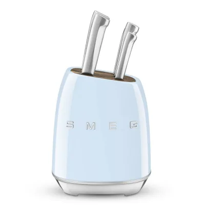 PRONTA CONSEGNA - Smeg Ceppo portacoltelli KBSF02PB finitura azzurro