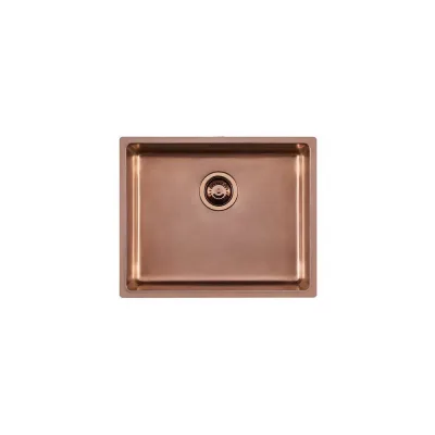 Foster Lavello una vasca 2155 888 finitura acciaio PVD copper da 54x44 cm - IN PROMOZIONE FINO AL 30/06