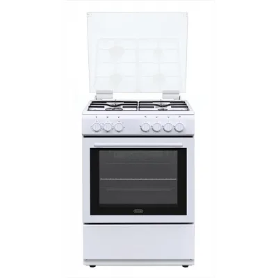 De Longhi Cucina a libera installazione DL664EW a 4 fuochi e forno elettrico finitura bianco da 60 cm