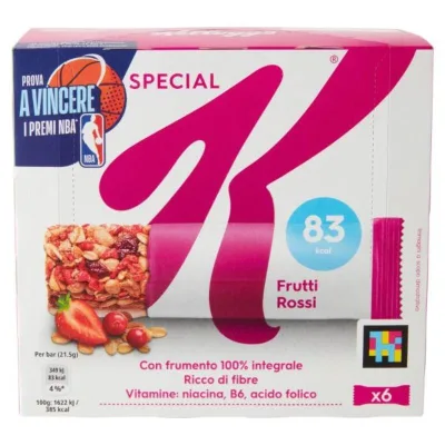 Kellogg's Special K Frutti Rossi 6 X 21,5 G