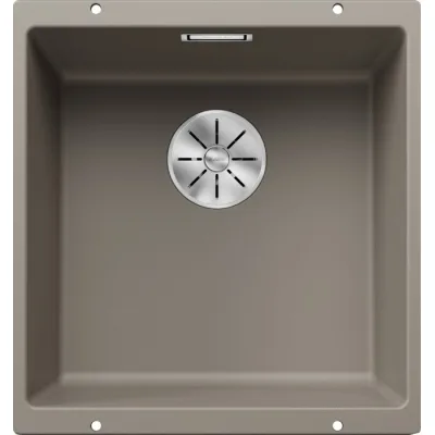Blanco | Lavello una vasca SUBLINE 400-U 1518562 finitura tartufo da 43x46 cm - Sottotop