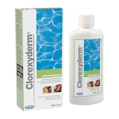 Icf Clorexyderm Shampoo Disinfettante Cani E Gatti 250 Ml