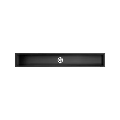 Barazza Canale 1CI120N finitura inox nero opaco da 120 cm