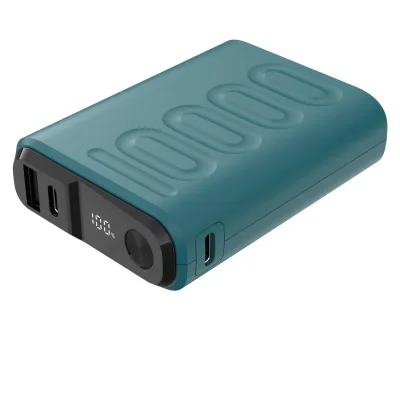 CELLY POWERBANK 10000MAH DISPLAY 20W BLUE PBUP10000BL
